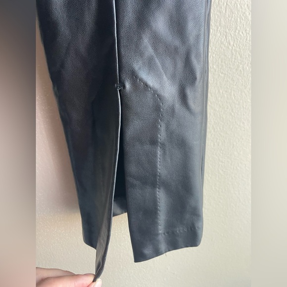 Abercrombie Fitch Faux Leather Women Skinny Pants Size 25 - Picture 4 of 10